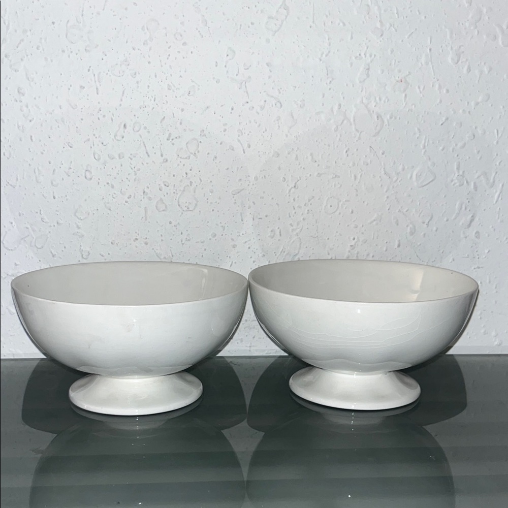 Super Rare Vintage Johnson Bros England footed bowls